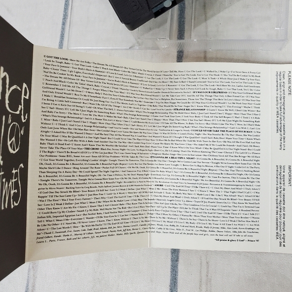 Vintage 1987 Prince Sign O The Times Cassette - Picture 12 of 16